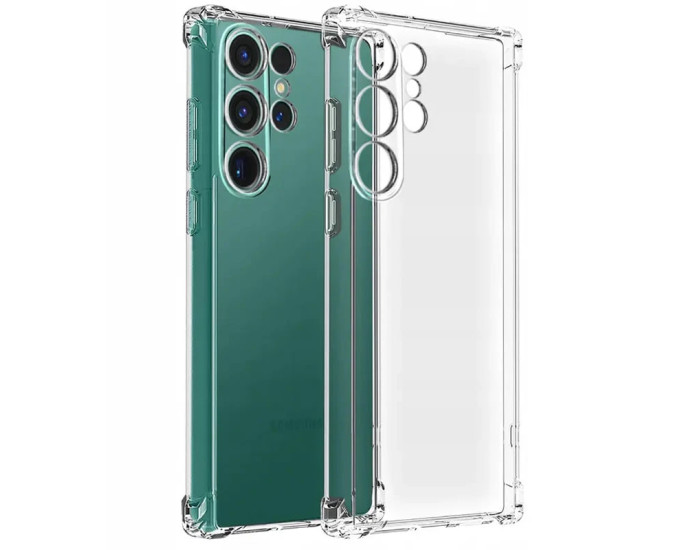 Чехол-силикон Getman Ease усиленные углы Samsung Galaxy S25 Ultra, Прозрачный