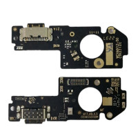 Шлейф для Xiaomi Redmi Note 12S, коннектора зарядки, с микрофоном, с компонентами, High Copy (Класс B)