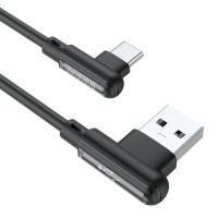 Кабель USB Borofone BX58 (1m / 3A) Type-C Черный