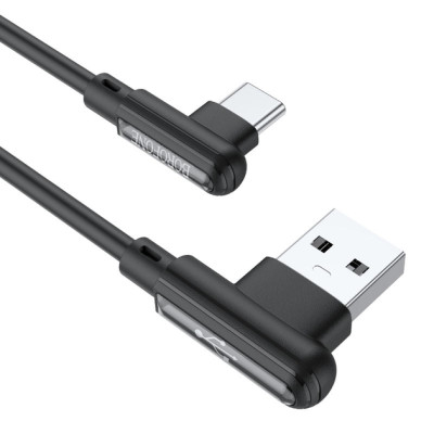 Кабель USB Borofone BX58 (1m / 3A) Type-C Черный