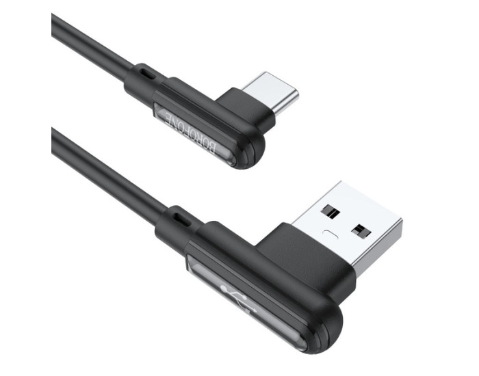 Кабель USB Borofone BX58 (1m / 3A) Type-C Черный