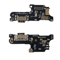 Шлейф для Xiaomi Redmi 13C / Poco C65, коннектора зарядки, конектора гарнитуры с микрофоном, High Copy