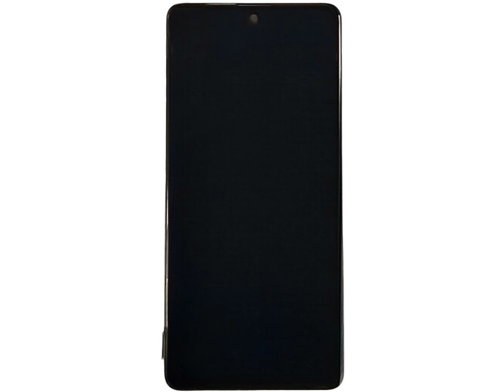 Дисплей з сенсорним екраном (модуль) Samsung M515 Galaxy M51 (2019) чорний з рамкою, OLED