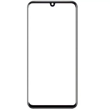 Стекло фронтальное с OCA пленкой для Samsung A207 A20s, черное (Класс B)