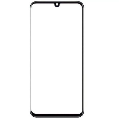 Скло фронтальне з OCA плівкою для Samsung A207 A20s, чорне