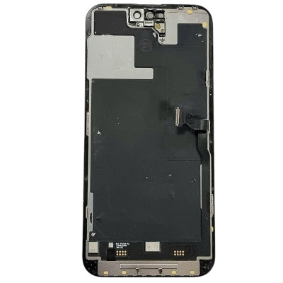 Дисплей з сенсорним екраном (модуль) iPhone 14 Pro Max, чорний, переклеювання