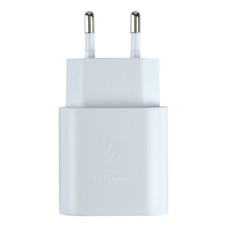 Сетевое зарядное устройство Samsung 25W с кабелем Type-C to Type-C, (EP-TA800XBEGCN) Белый, оригинал (Класс А)