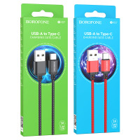 Кабель USB Borofone BX87 for Type-C 3A/1m black