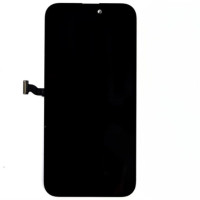 Дисплей с сенсорным экраном (модуль) iPhone 14 Pro, черный, переклейка (Класс А)