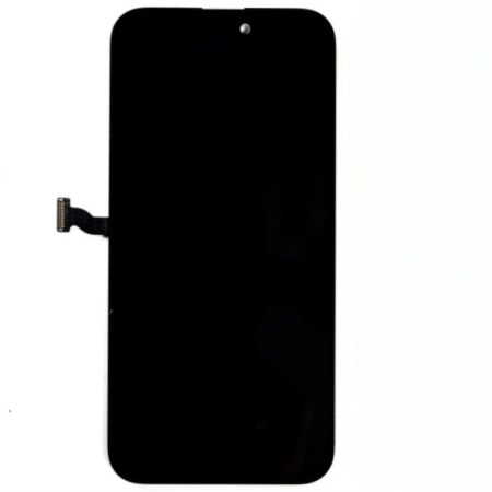 Дисплей с сенсорным экраном (модуль) iPhone 14 Pro, черный, переклейка (Класс А)