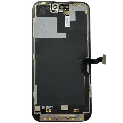 Дисплей з сенсорним екраном (модуль) iPhone 14 Pro, чорний, переклеювання
