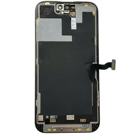 Дисплей с сенсорным экраном (модуль) iPhone 14 Pro, черный, переклейка (Класс А)