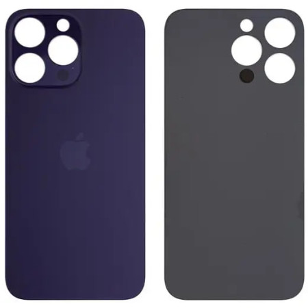 Задняя панель корпуса для iPhone 14 Pro Max, Deep Purple (Big Hole), оригинал