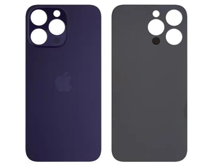 Задня панель корпуси для iPhone 14 Pro Max, Deep Purple (Big Hole) оригінал