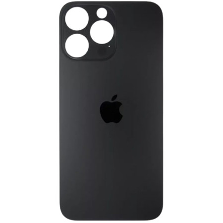 Задняя панель корпуса для iPhone 14 Pro Max, Black (Big Hole), оригинал (Класс B)