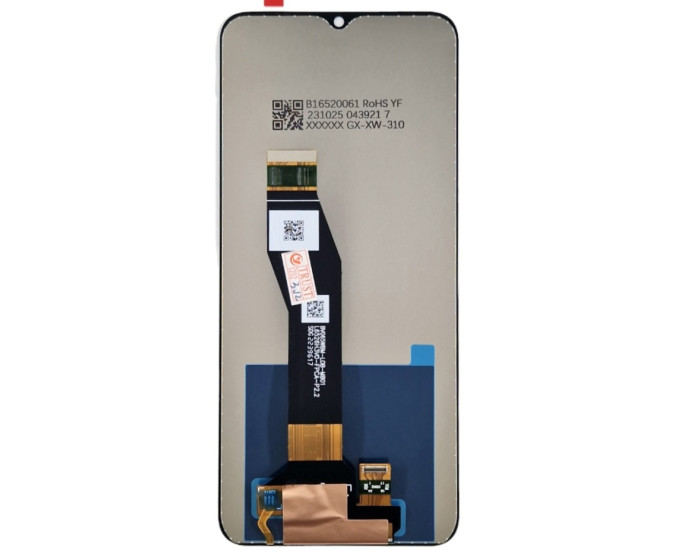 Дисплей с сенсорным экраном (модуль) Motorola XT2345 Moto E13, черный