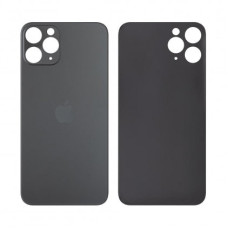 Задняя панель корпуса для iPhone 11 Pro, Space Grey (Big Hole) оригинал