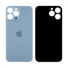 Задняя панель корпуса для iPhone 13 Pro, Sierra Blue (Big Hole), оригинал (Класс B)