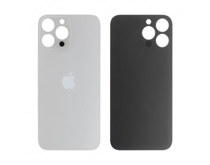 Задняя панель корпуса для iPhone 13 Pro, Silver (Big Hole) оригинал