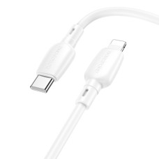 Кабель USB-C Borofone BX93 PD20W Type-C to Lightning (0.25m) Білий