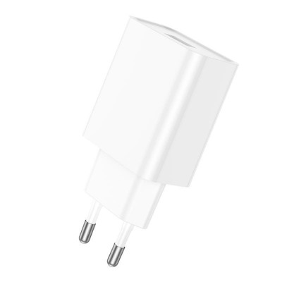 Сетевое зарядное устройство Borofone BA74A (1USB / 2.1A) White