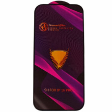 Защитное стекло Tempered Glass OG Premium iPhone 16 Pro Black (Класс B)