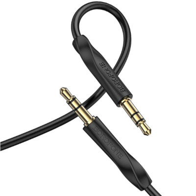 Кабель AUX Borofone BL16 1м Черный