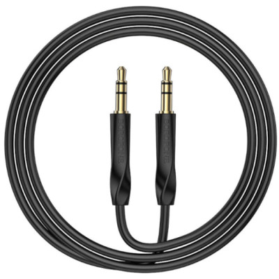 Кабель AUX Borofone BL16 1м Черный