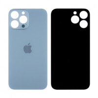 Задняя панель корпуса для iPhone 13 Pro Max, Sierra Blue (Big Hole), оригинал (Класс B)