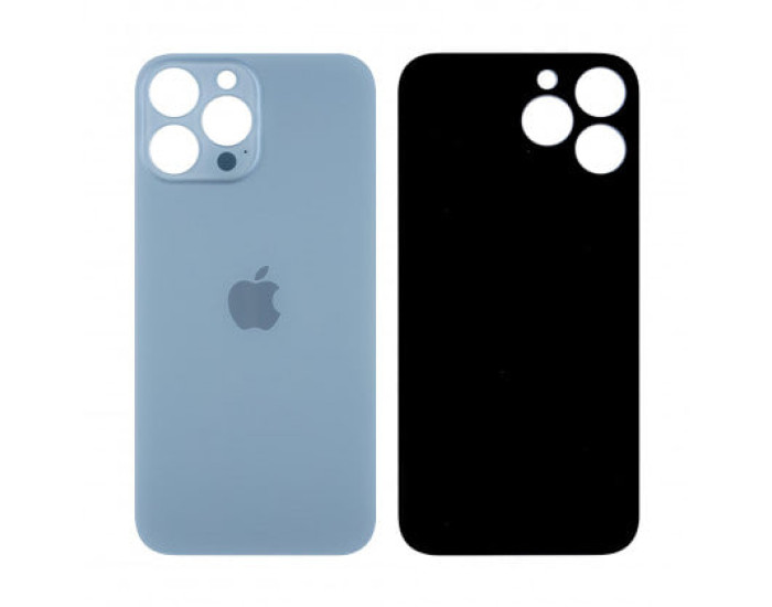 Задняя панель корпуса для iPhone 13 Pro Max, Sierra Blue (Big Hole) оригинал
