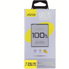 Акумулятор Aspor Samsung EB-BJ710CBC, J710 J7 2016, 3300 mAh