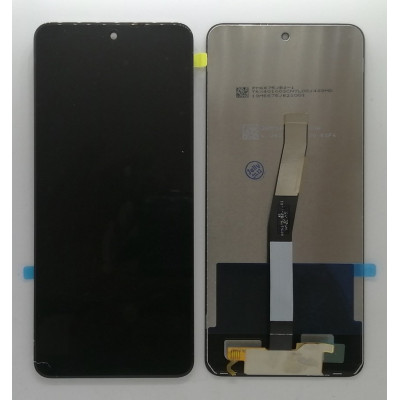 Дисплей з сенсорним екраном (модуль) Xiaomi Redmi Note 9 Pro, Note 9S, чорний, Copy