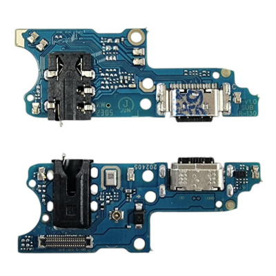 Шлейф для Infinix Hot 30 (X6831), конектора зарядки, мікрофона, з компонентами High Copy