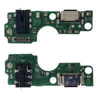 Шлейф для Tecno Spark Go 2023 (BF7), коннектора зарядки, микрофона, с компонентами High Copy