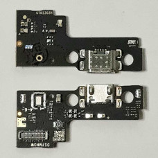 Шлейф для Xiaomi Redmi 12C, коннектора зарядки, конектора гарнитуры с микрофоном, High Copy
