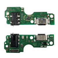 Шлейф для Infinix Hot 30i, конектора зарядки, мікрофона, з компонентами High Copy