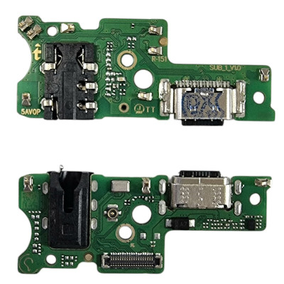 Шлейф для Infinix Note 30, конектора зарядки, мікрофона, з компонентами High Copy