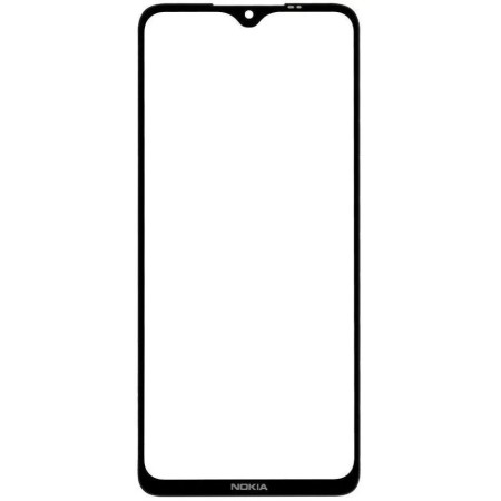 Стекло фронтальное с OCA-пленкой для Nokia 7.2 (TA-1181), черное