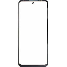 Стекло фронтальное c OCA-пленкой Motorola Moto G72, черное  (Класс B)