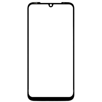 Скло фронтальне c OCA-пленкой Motorola Moto G8 Plus (XT2019), чорне