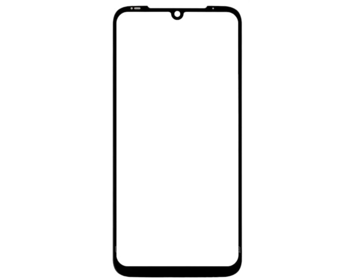 Скло фронтальне c OCA-пленкой Motorola XT2019 Moto G8 Plus, чорне