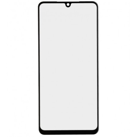 Стекло фронтальное с OCA-пленкой для Samsung A05s / A057, черное (Класс B)
