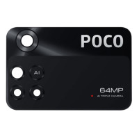 Скло камери для Xiaomi Poco M4 Pro 4G, Black