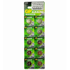 Батарейка GP G10 (LR1130 / LR1131/LR54/189) Alkaline (цена за 1шт)