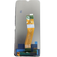 Дисплей с сенсорным экраном (модуль) Samsung A02S (A025) /M02s (M025)/A03 (A035) Original (160,5 x 72 mm) , черный, желтый шлейф, оригинал, 160.5mm x 72mm