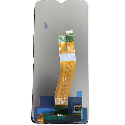 Дисплей з сенсорним екраном (модуль) Samsung A025 A02S, M025 M02S, чорний, Жовтий шлейф, оригінал, 160.5mm x 72mm