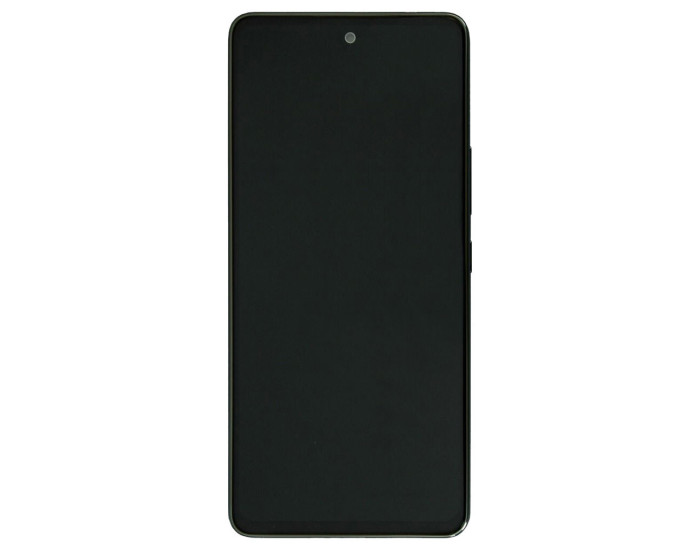 Дисплей з сенсорним екраном (модуль) Samsung A536 A53 5G, чорний з рамкою, OLED