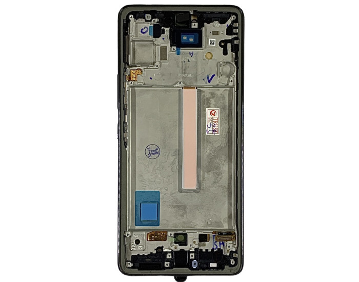 Дисплей з сенсорним екраном (модуль) Samsung A536 A53 5G, чорний з рамкою, OLED