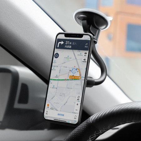 Автодержатель Borofone BH18 магнитный на гибкой ножке, Black (Класс B)