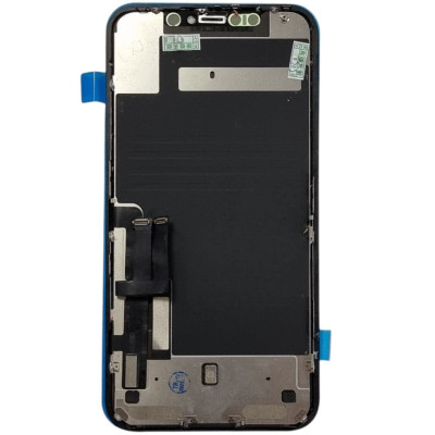 Дисплей з сенсорним екраном (модуль) iPhone 11, чорний, переклеювання